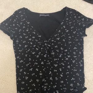 black pattern brandy shirt